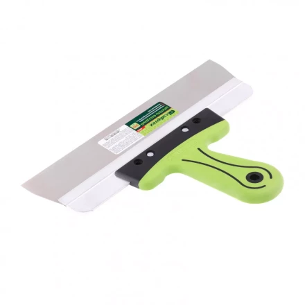 Шпатель фасадный нержавеющая сталь 300 мм двухкомпонентная ручка  Сибртех 85583 купить в Магнитогорске