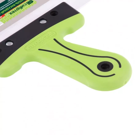 Шпатель фасадный нержавеющая сталь 300 мм двухкомпонентная ручка  Сибртех 85583 купить в Магнитогорске