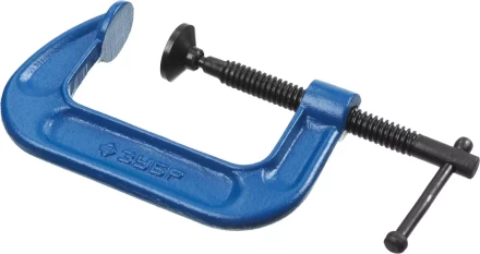 Струбцина  ЗУБР &quot;ПРОФЕССИОНАЛ&quot; тип &quot;G&quot;, корпус - ковкий чугун, 75мм 32245-075_z01 купить в Магнитогорске