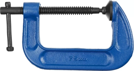 Струбцина  ЗУБР &quot;ПРОФЕССИОНАЛ&quot; тип &quot;G&quot;, корпус - ковкий чугун, 75мм 32245-075_z01 купить в Магнитогорске