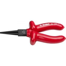 Круглогубцы ЗУБР &quot;МАСТЕР&quot; &quot;ЭЛЕКТРИК&quot; диэлектрические, высоковольтные до ~1000В, 160мм 2214-8-16_z02