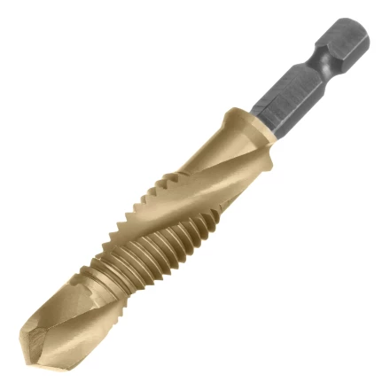 Сверло-метчик М12 х 1,75 мм, Р6М5// Denzel 76727 купить в Магнитогорске