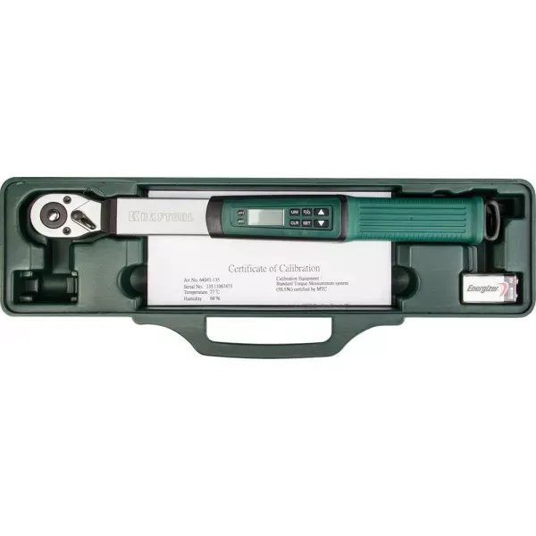 Электронный динамометрический ключ "DIGITAL" 3/8", 10 - 135 Нм, KRAFTOOL 64043-135 64043-135 купить в Магнитогорске