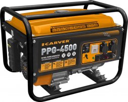 Генератор бензиновый CARVER PPG- 4500 LT-177F