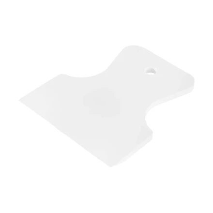 Шпатель, белая резина, 80 мм Россия Сибртех 85833 купить в Магнитогорске