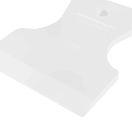 Шпатель, белая резина, 80 мм Россия Сибртех 85833 купить в Магнитогорске