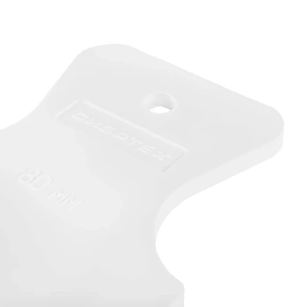 Шпатель, белая резина, 80 мм Россия Сибртех 85833 купить в Магнитогорске