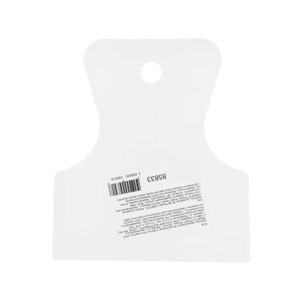 Шпатель, белая резина, 80 мм Россия Сибртех 85833 купить в Магнитогорске