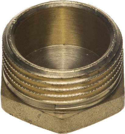 Заглушка GENERAL FITTINGS латунь, 6-ти гранная головка, наружная резьба, 1&quot; 51098-S-1 купить в Магнитогорске