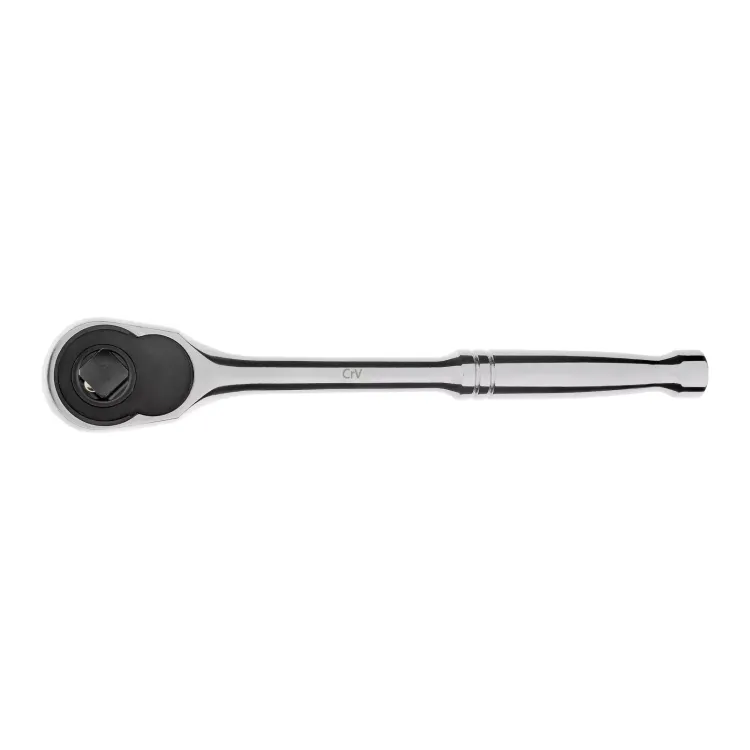 Ключ-трещотка 1/2" Gross 14052, CrV, 120 зубьев, цельнометаллический, хром купить в Магнитогорске