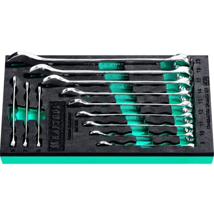 Наборы ключей комбинированных KRAFTOOL, Cr-V, DIN 3110, в EVA-ложементе 27079-H12E купить в Магнитогорске