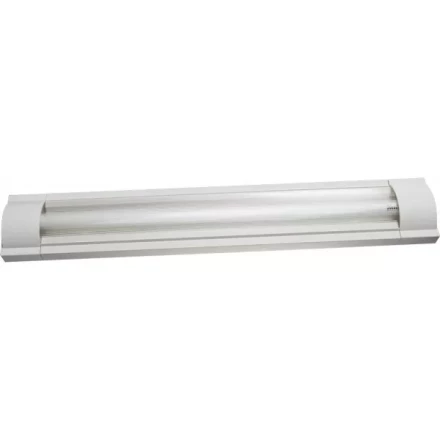 Светильник люминесцентный СВЕТОЗАР модель "СЛ-718" с плафоном и выключателем, лампа Т8, 634x103x41мм, 18Вт SV-57591-18 купить в Магнитогорске