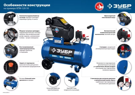 Компрессор воздушный КПМ-400-50 серия ПРОФЕССИОНАЛ купить в Магнитогорске