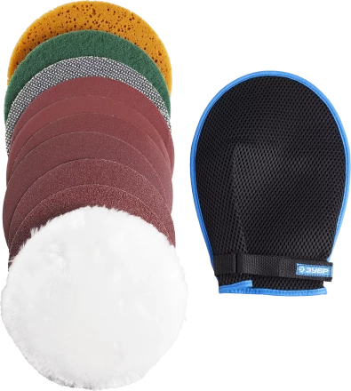 Насадки полировальные на липучке серия ЭКСПЕРТ купить в Магнитогорске