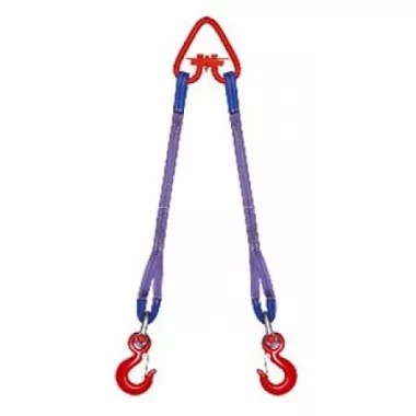 Строп текстильный двухветвевой 2СТ 0.63 т L=3 м SF7 30 мм Звено РТ-3 купить в Магнитогорске