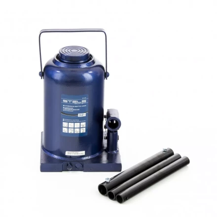 Домкрат гидравлический бутылочный 32 т h подъема 260-420 мм Stels 51170 купить в Магнитогорске