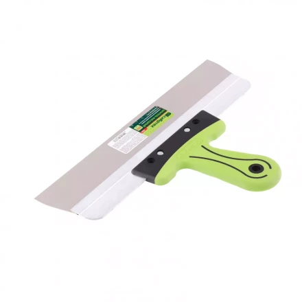 Шпатель фасадный нержавеющая сталь 350 мм двухкомпонентная ручка  Сибртех 85584 купить в Магнитогорске