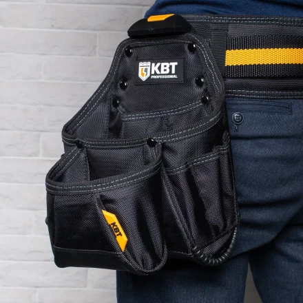 Быстросъемная поясная сумка модульного типа на клипсе с держателем для молотка КВТ СМ-01 (83135) купить в Магнитогорске