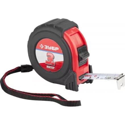 Рулетка ЗУБР &quot;МАСТЕР&quot;, обрезиненный корпус, 3мх19мм 34055-03-19_z01 купить в Магнитогорске