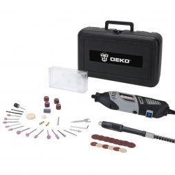 Гравер электрический цифровой DKRT350E-LCD 43 tools + case DEKO, 063-1413
