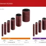 ЗУБР набор 6 шт: 13, 19, 26, 38, 51, 76 мм, высота 115 мм, Р80, втулки шлифовальные для станка СШО-500 МАСТЕР (35649-H6-80) купить в Магнитогорске