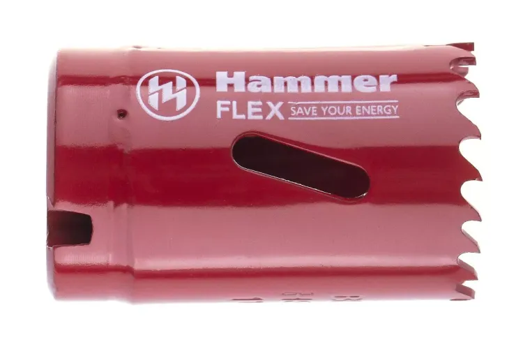 Коронка биметаллическая HAMMER Ф32х38мм 5/8" BiMETALL (224-006) купить в Магнитогорске