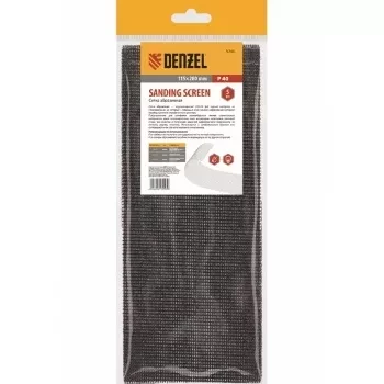 Сетка абразивная DENZEL P 800 115х280мм 5шт 75191 купить в Магнитогорске
