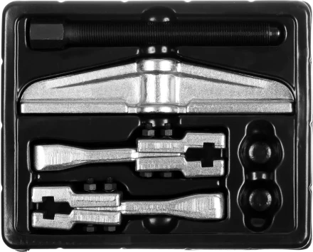 ЗУБР внешний d 30 - 145 мм, внутренний d 50 - 160 мм, раздвижной двухзахватный съемник, Профессионал (43310-160-100) купить в Магнитогорске