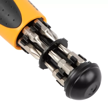 Отвертка реверсивная Denzel 7711611, механизм SmartPush 12 шт, S2 купить в Магнитогорске