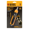 Отвертка реверсивная Denzel 7711611, механизм SmartPush 12 шт, S2 купить в Магнитогорске