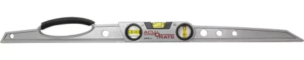 Уровень ЗУБР &quot;ACURATE 2&quot; литой алюминиевый, фрезерованный, эргономичная рукоятка, 3 ампулы, 80 см 34592-080 купить в Магнитогорске