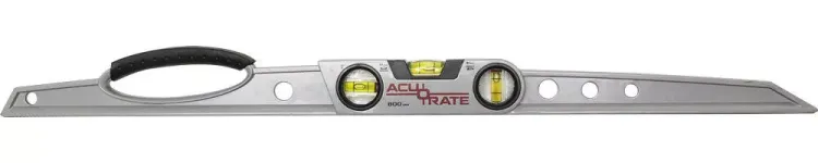 Уровень ЗУБР "ACURATE 2" литой алюминиевый, фрезерованный, эргономичная рукоятка, 3 ампулы, 80 см 34592-080 купить в Магнитогорске
