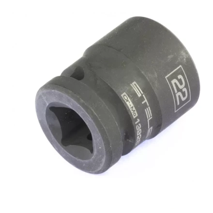 Головка ударная шестигранная 22 мм 1/2&quot; CrMo  Stels 13926 купить в Магнитогорске