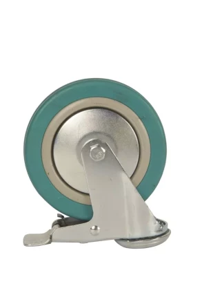 Колесо аппаратное поворотное SChgb 55 125 мм под болт с тормозом (N) 1042999 купить в Магнитогорске