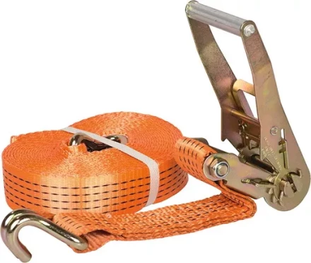 Ремень стяжной TOR 2,5/5,0 т 5,0 м 50 мм (механизм с алюминиевой ручкой) 1019197 купить в Магнитогорске
