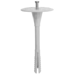 Дюбель ЗУБР &quot;МАСТЕР&quot; для изоляционных материалов полипропиленовый, металлический стержень, 10 x 160 мм, 100 шт 4-301525-10-160_z01