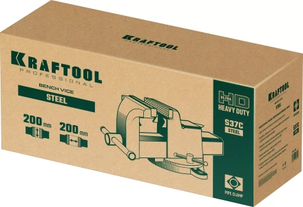Тиски KRAFTOOL STEEL стальные 32701-200 купить в Магнитогорске