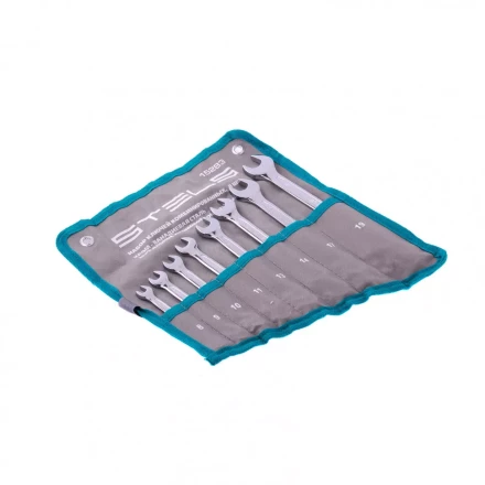 Набор ключей комбинированных 8 шт 8-19 мм,  антислип Stels 15283 купить в Магнитогорске