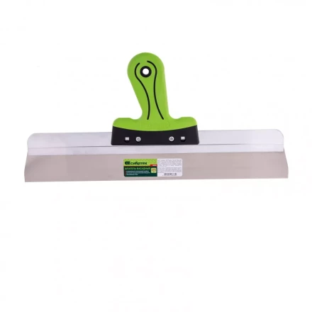 Шпатель фасадный нержавеющая сталь 470 мм двухкомпонентная ручка  Сибртех 85585 купить в Магнитогорске