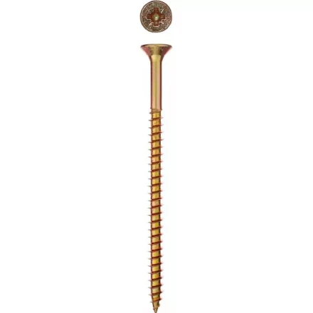 Шурупы ЗУБР "МАСТЕР" по дереву желтопассивированные, 4.0x50мм, 30шт 300396-40-050 купить в Магнитогорске