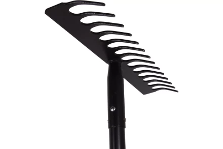 Грабли прямые Вихрь 14 зубьев, сталь, с металлическим черенком 73/7/1/13 купить в Магнитогорске