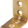 ЗУБР УМ-2.0, 25 x 25 x 17 x 2 мм, желтый цинк, узкий мебельный уголок (31031-25) купить в Магнитогорске
