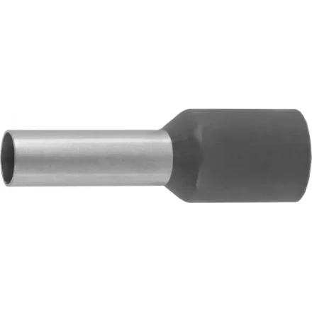 Наконечник СВЕТОЗАР штыревой, изолированный, для многожильного кабеля, серый, 4,0 мм2, 10шт 49400-40 купить в Магнитогорске