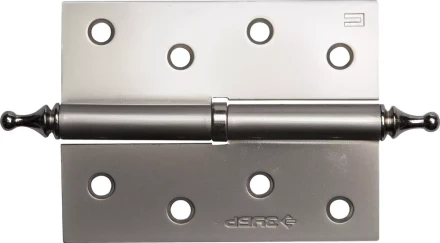 Петля дверная разъемная ЗУБР &quot;ЭКСПЕРТ&quot;, 1 подшипник, цвет мат. никель (PN), правая, с крепежом, 100х75х2,5мм,2шт 37605-100-4R купить в Магнитогорске