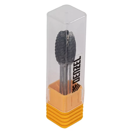 Борфреза по металлу твердосплавная, овальная, тип-E, 12 мм Denzel 72038 купить в Магнитогорске