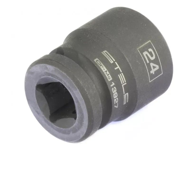 Головка ударная шестигранная 24 мм 1/2" CrMo  Stels 13927 купить в Магнитогорске