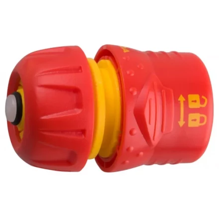 Соединитель GRINDA пластмассовый c автостопом и запирающим механизмом, 1/2&quot; 8-426331 купить в Магнитогорске