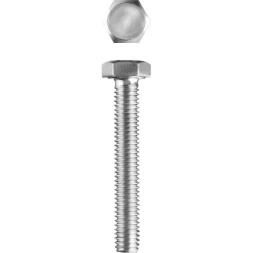 Болт ЗУБР "МАСТЕР" с шестигранной головкой, ГОСТ 7798-70, класс прочности 5.8, оцинкованный, M5x30мм, 5кг 303080-05-030