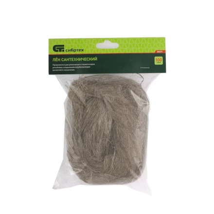 Лен сантехнический 100 г Сибртех 88899 купить в Магнитогорске