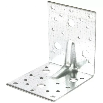 Крепежный уголок усиленный 2,5 мм KUU 105 x 105 x 90 мм Россия Сибртех 464133 купить в Магнитогорске
